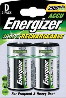 	ENERGIZER aku R20/2500mAh NI-MH 2pak