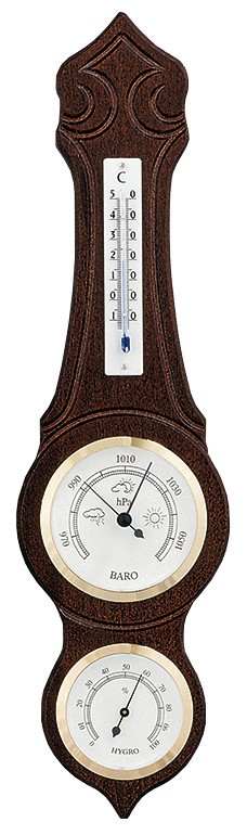 Meteostanice v dekoru ořech kořen Möller-Therm 203970
