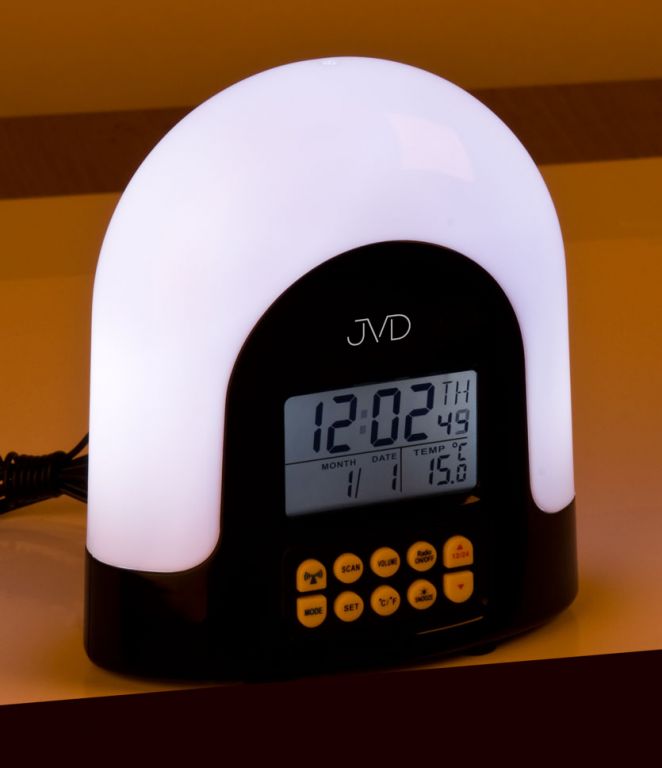Rádiem řízený budík JVD RB298.2