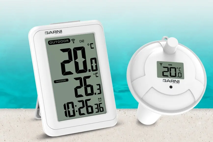 Digitální teploměr s bazénovým čidlem GARNI 245P