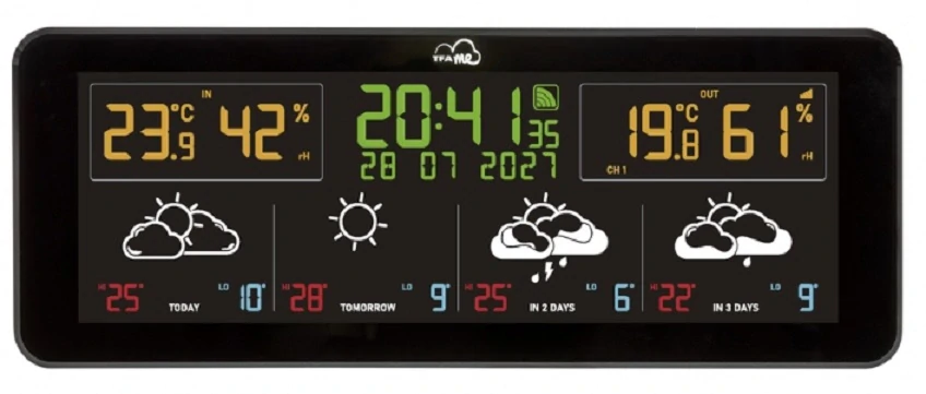 Bezdrátová WiFi meteostanice s chytrou předpovědí TFA 35.8107.01