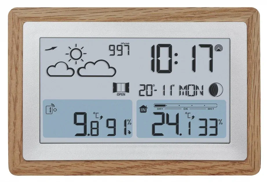Domácí meteostanice s předpovědí počasí TFA 35.1167.54 OAK