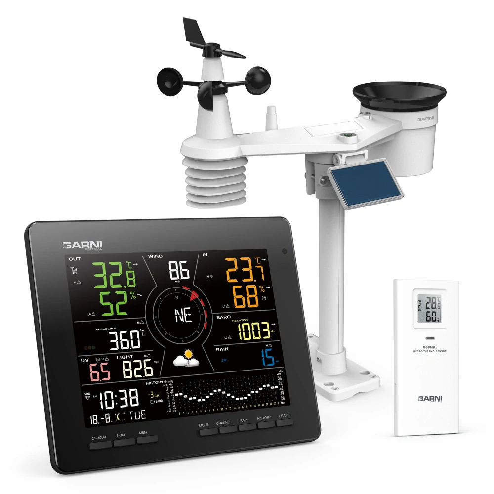 Wi-Fi meteostanice s 24hod /7denní předpovědí Garni 2060 Arcus