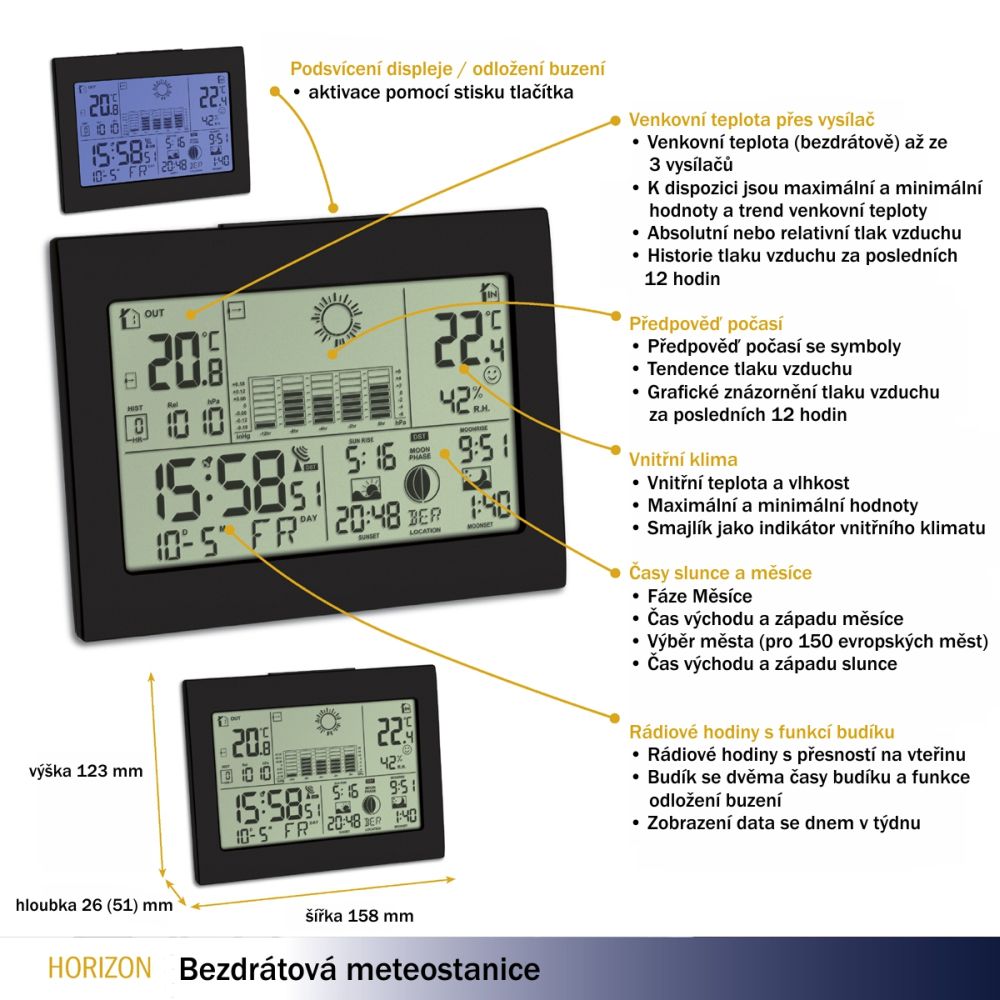 Meteostanice TFA 35.1155.01 HORIZON