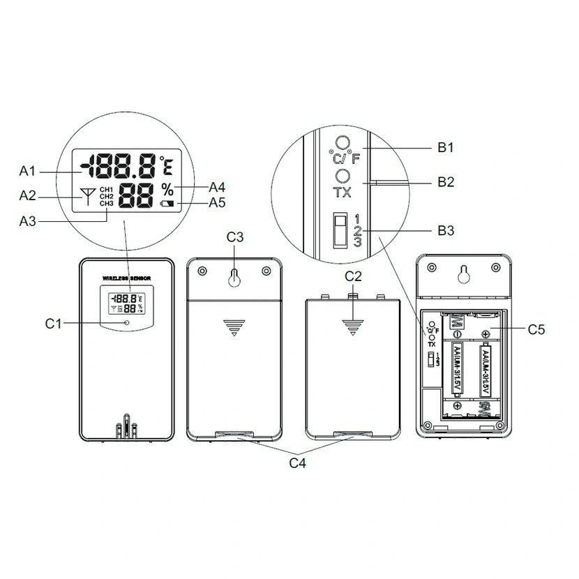 Digitální hodiny JVD RB3569