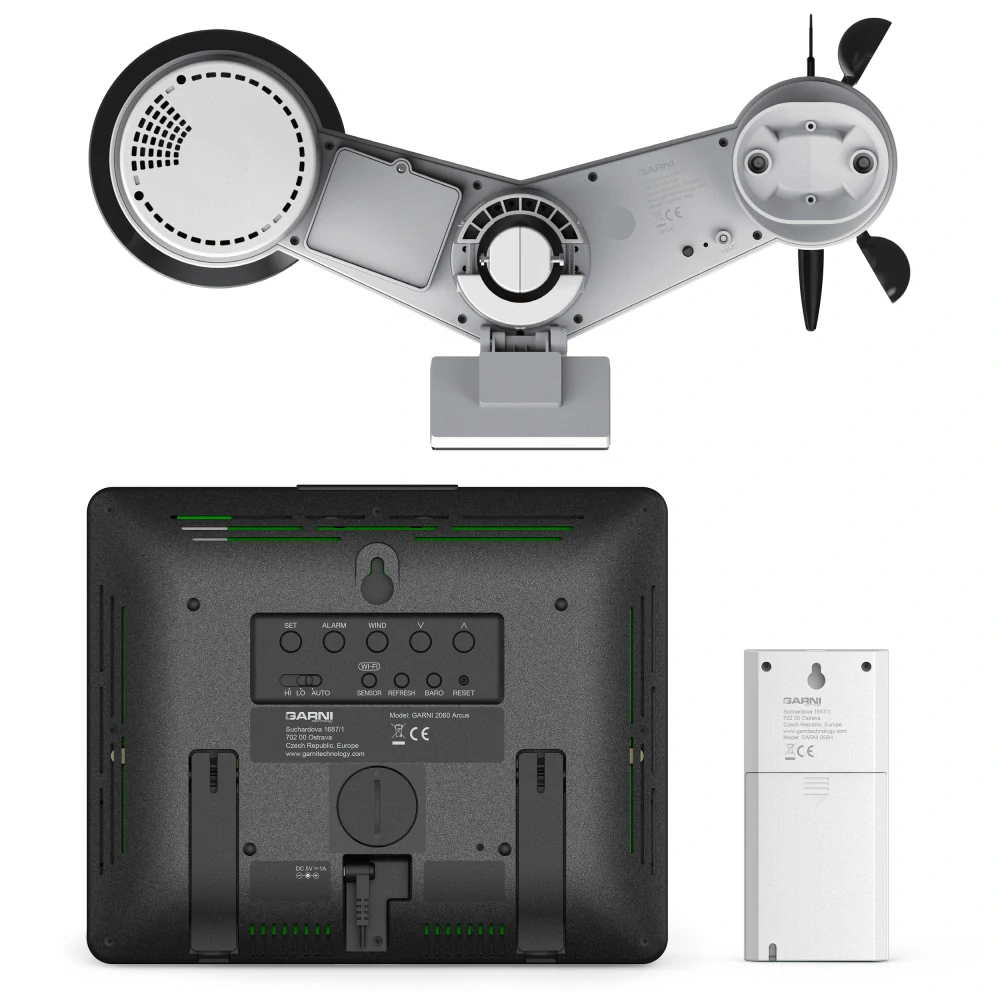 Wi-Fi meteostanice s 24hod /7denní předpovědí Garni 2060 Arcus