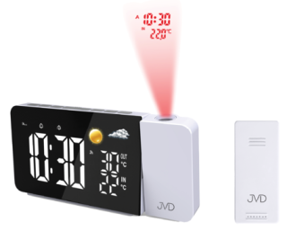 Meteostanice s projekcí času JVD RB3211.2